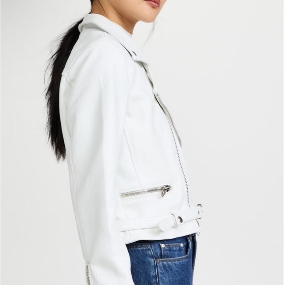 NWT Blank NYC Fresh Start Moto Faux Leather Jacket Size L - Picture 5 of 13